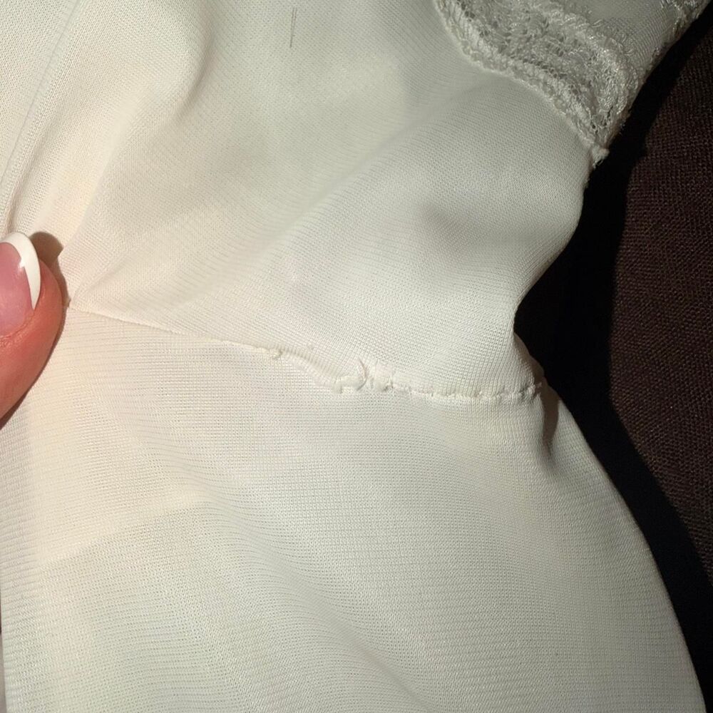 Unbranded Vintage white Lace slip dress! READ DESCRIPTION - Picture 4 of 5